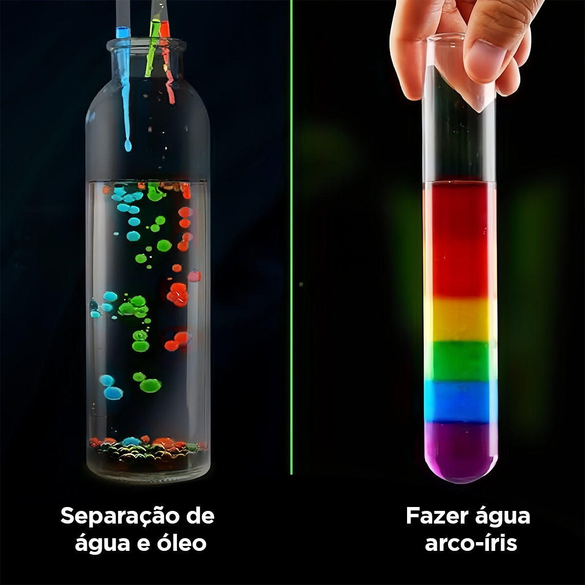 Kit de Experimentos Científicos STEM - Mais de 135 Combinações de Química, Brinquedo Educativo para Crianças a Partir de 8 Anos KJ9061HX