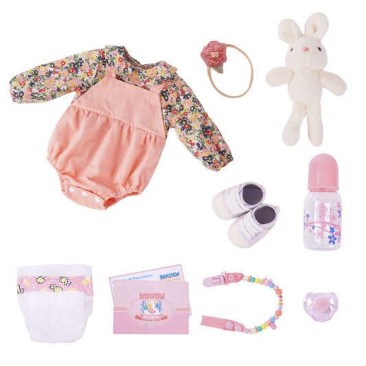 Boneca Bebê Reborn Pintada Realista Menina 55cm De Silicone OTA-IG244CS