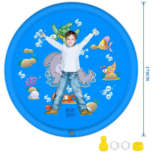 Brastoy Splash Pad Sprinkler Esteira Piscina Inflável Infantil 170cm YG-020