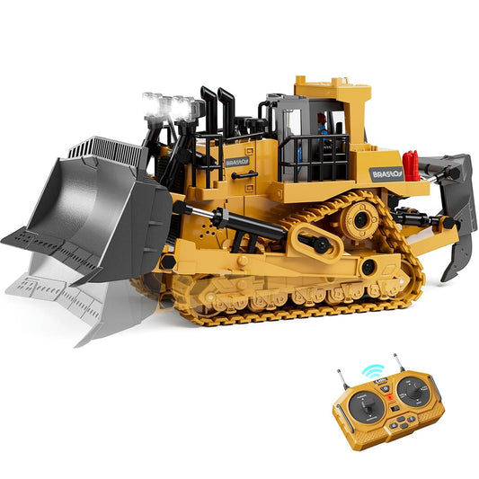 STEM Brinquedo Bulldozer de Controle Remoto - aminhão de Construção de Controle Remoto,  Presente Ideal para Crianças de 6 Anos ou Mais  TC992T