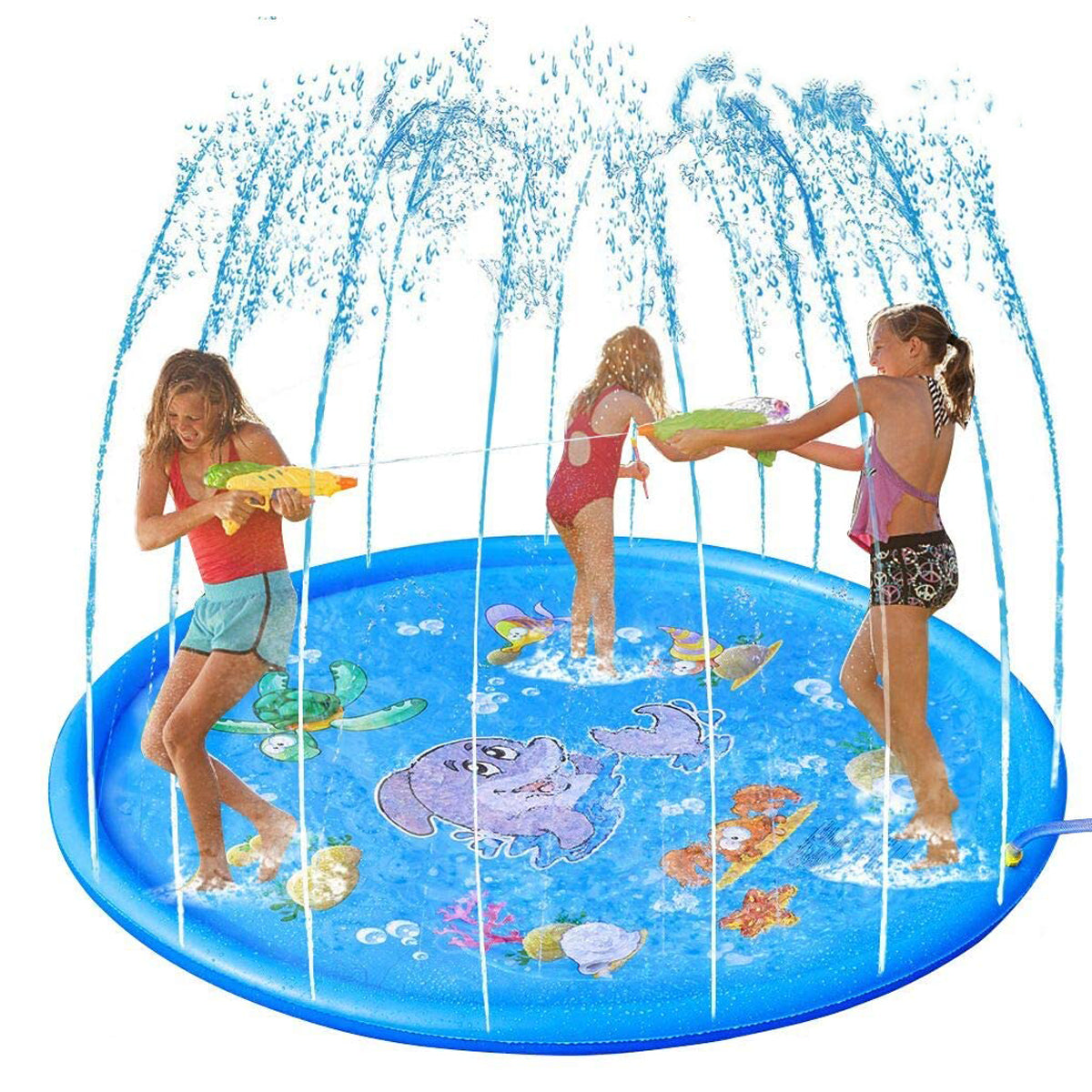 Brastoy Splash Pad Sprinkler Esteira Piscina Inflável Infantil 170cm YG-020