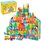 Blocos de Montar Magnéticos Construção Brinquedo Educativo Infantil 65 Peças BM438
