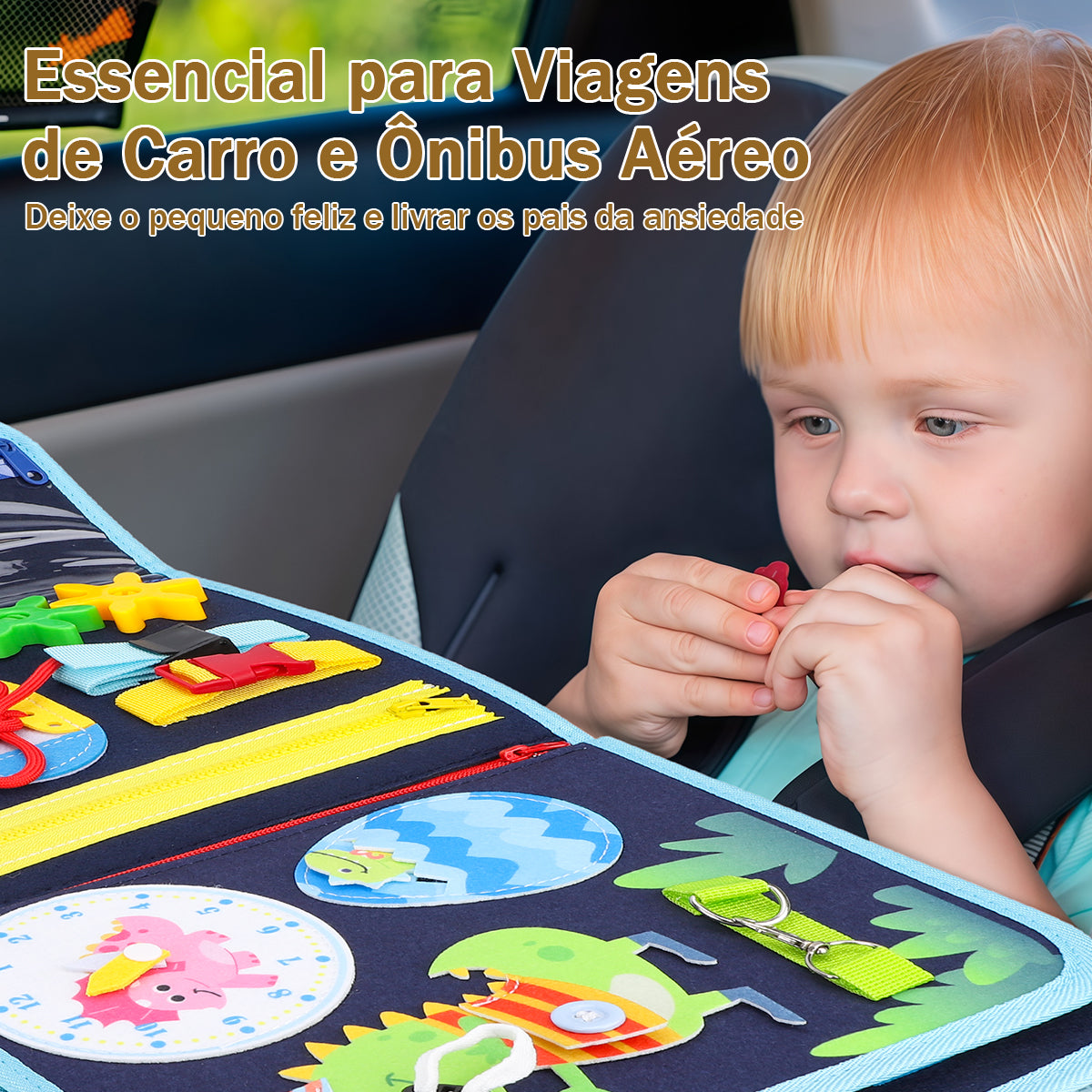 Montessori Prancha de Atividades Educativa - Para Crianças a Partir de 3 Anos, Brinquedo Infantil   OTA-BM132