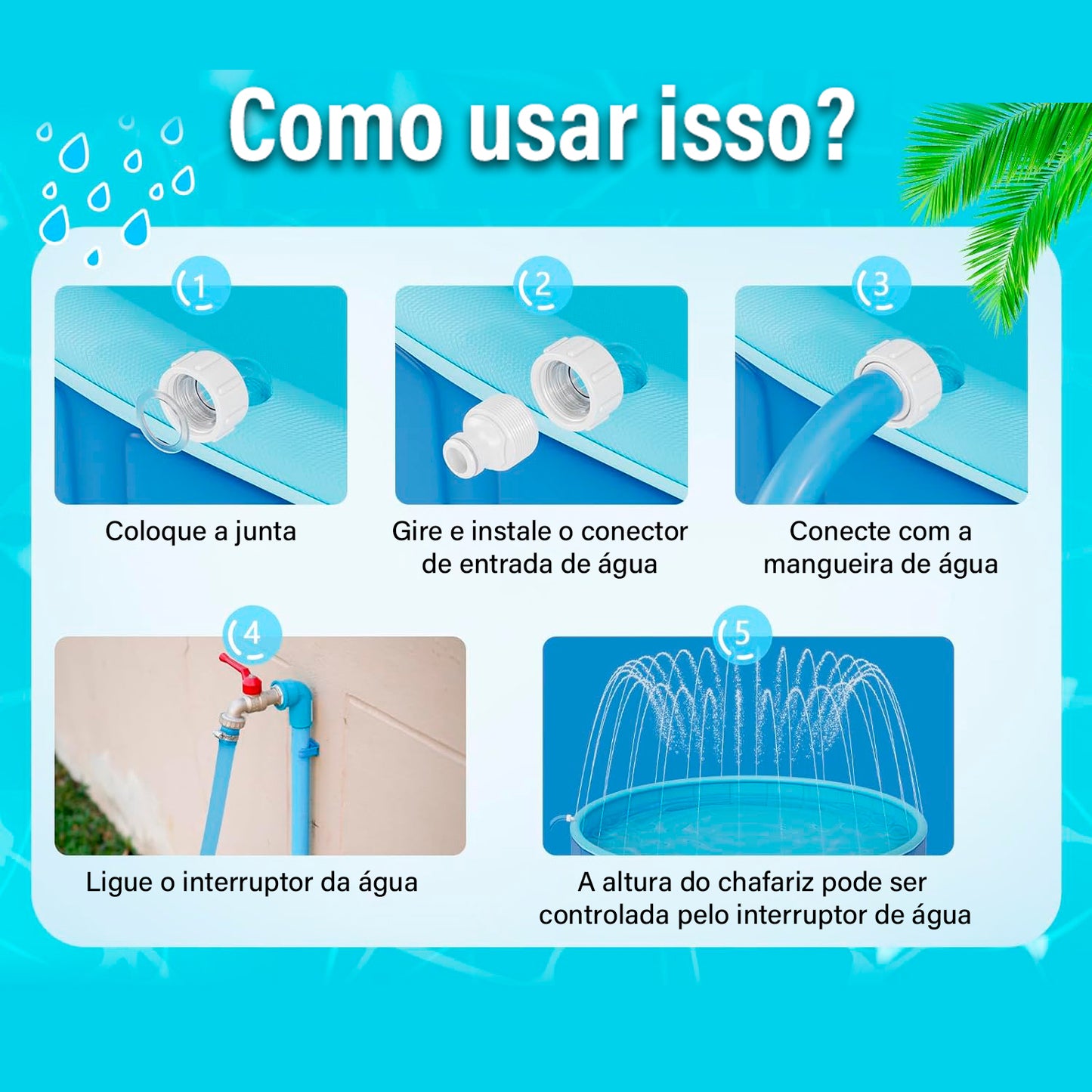 Brastoy Splash Sprinkler Piscina Dobrável Para Crianças Pet YG-022