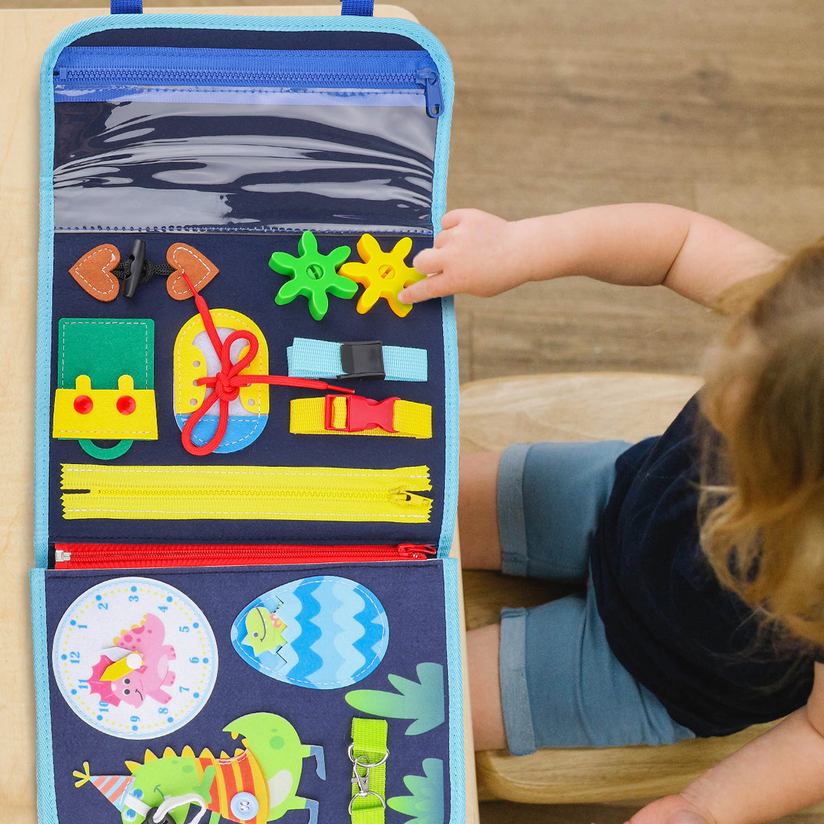 Montessori Prancha de Atividades Educativa - Para Crianças a Partir de 3 Anos, Brinquedo Infantil   OTA-BM132