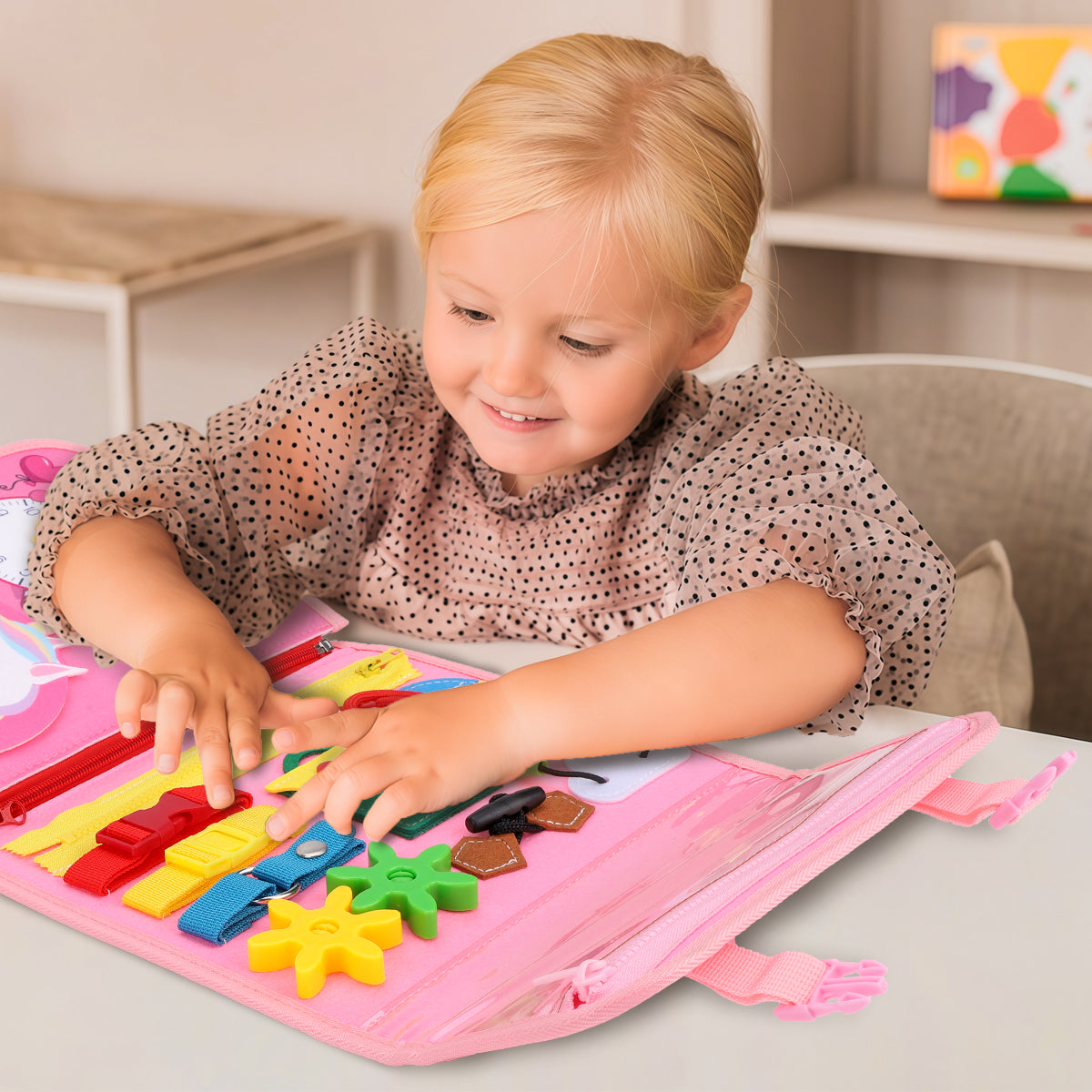 Montessori Prancha de Atividades Educativa - Para Crianças a Partir de 3 Anos, Brinquedo Infantil   OTA-BM131