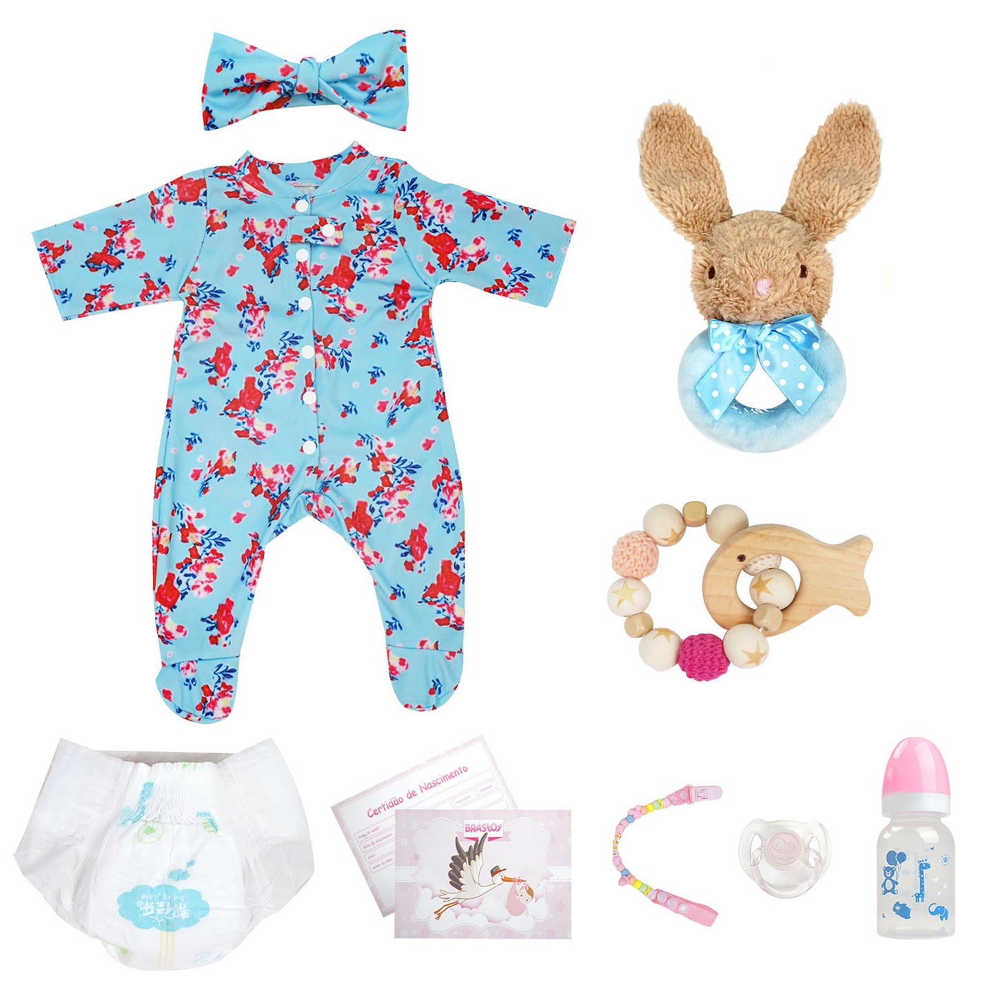 Brastoy Bebe Reborn Boneca Silicone Realista Negras 55cm OTA-IG556CS