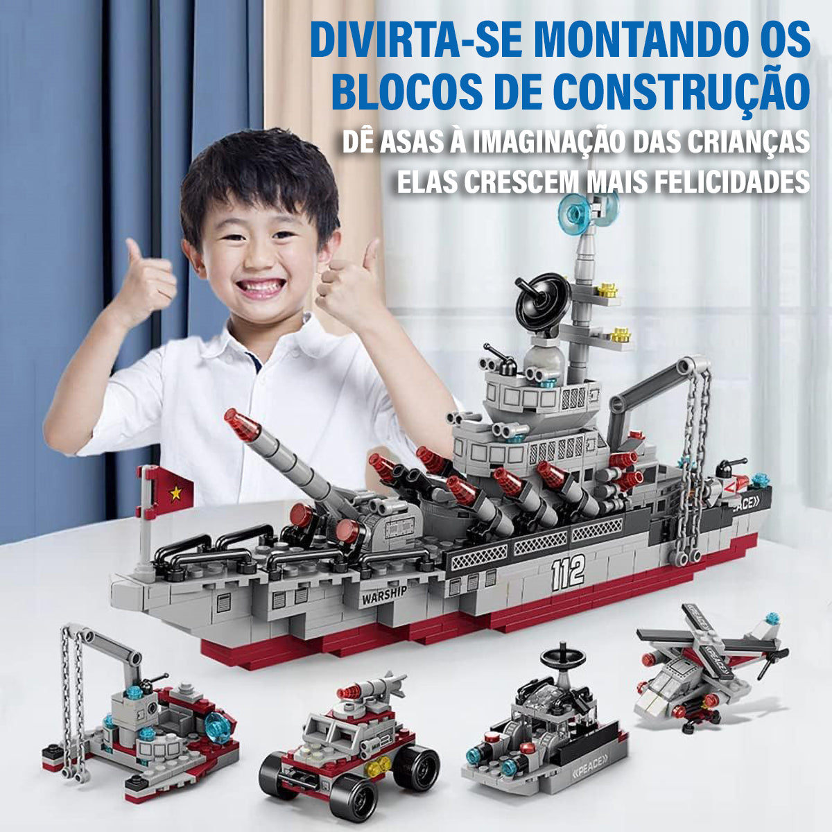 Conjunto de Blocos de Construção Educativos STEM 8 em 1 (554 Peças)  KJ9151JT