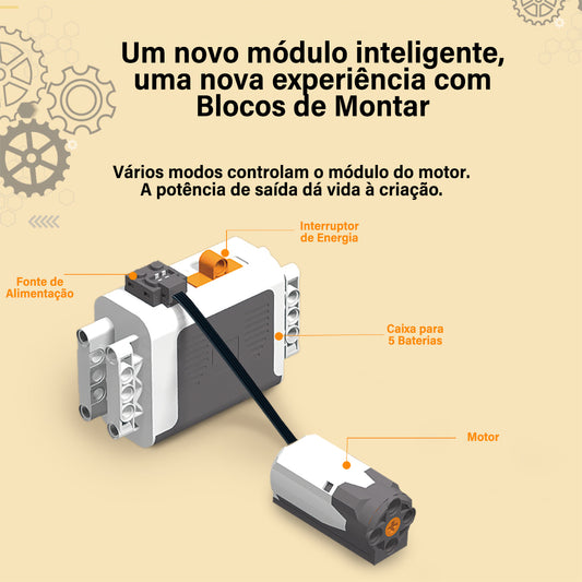 Blocos de Montar Construção STEM Brinquedos - Brinquedos Criativos Multifuncionais DIY, Adequados para Crianças Maiores de 6 Anos KJ9020BC