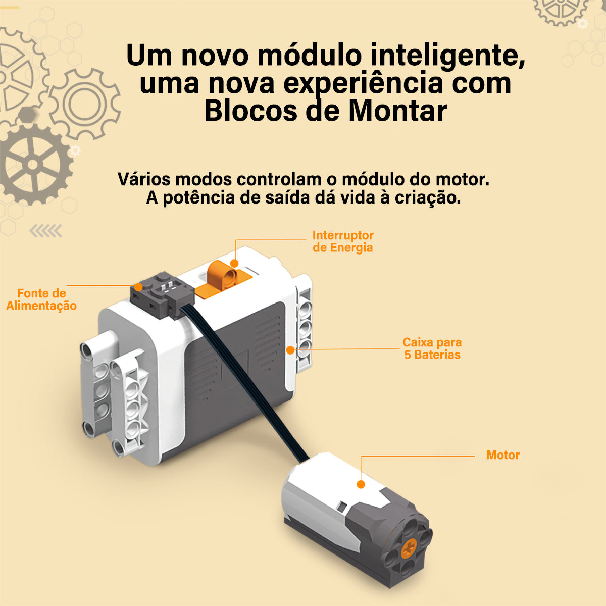 Blocos de Montar Construção STEM Brinquedos  - Brinquedos Criativos Multifuncionais DIY, Adequados para Crianças Maiores de 6 Anos  KJ9020BC