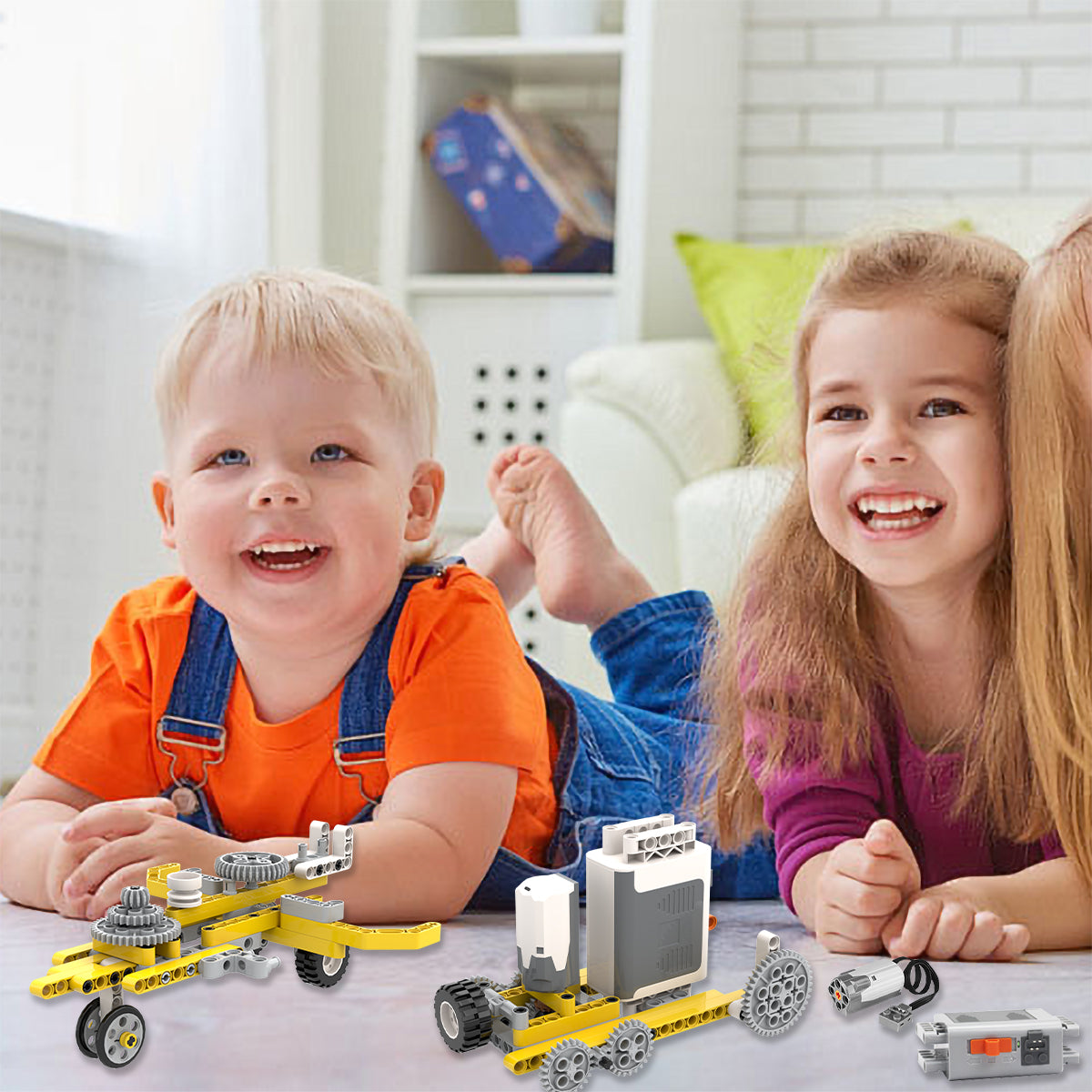 Blocos de Montar Construção STEM Brinquedos  - Brinquedos Criativos Multifuncionais DIY, Adequados para Crianças Maiores de 6 Anos  KJ9020BC