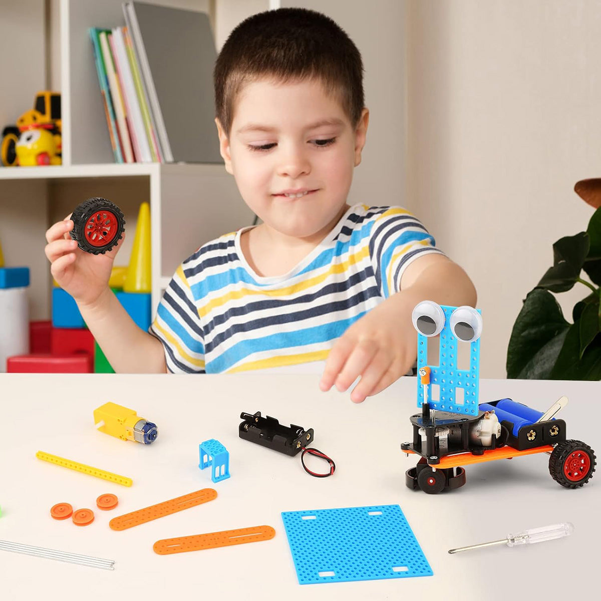 5 em 1 Brinquedos Criativos e Engraçados DIY - STEM Brinquedos Adequados para Crianças   KJ9035WL