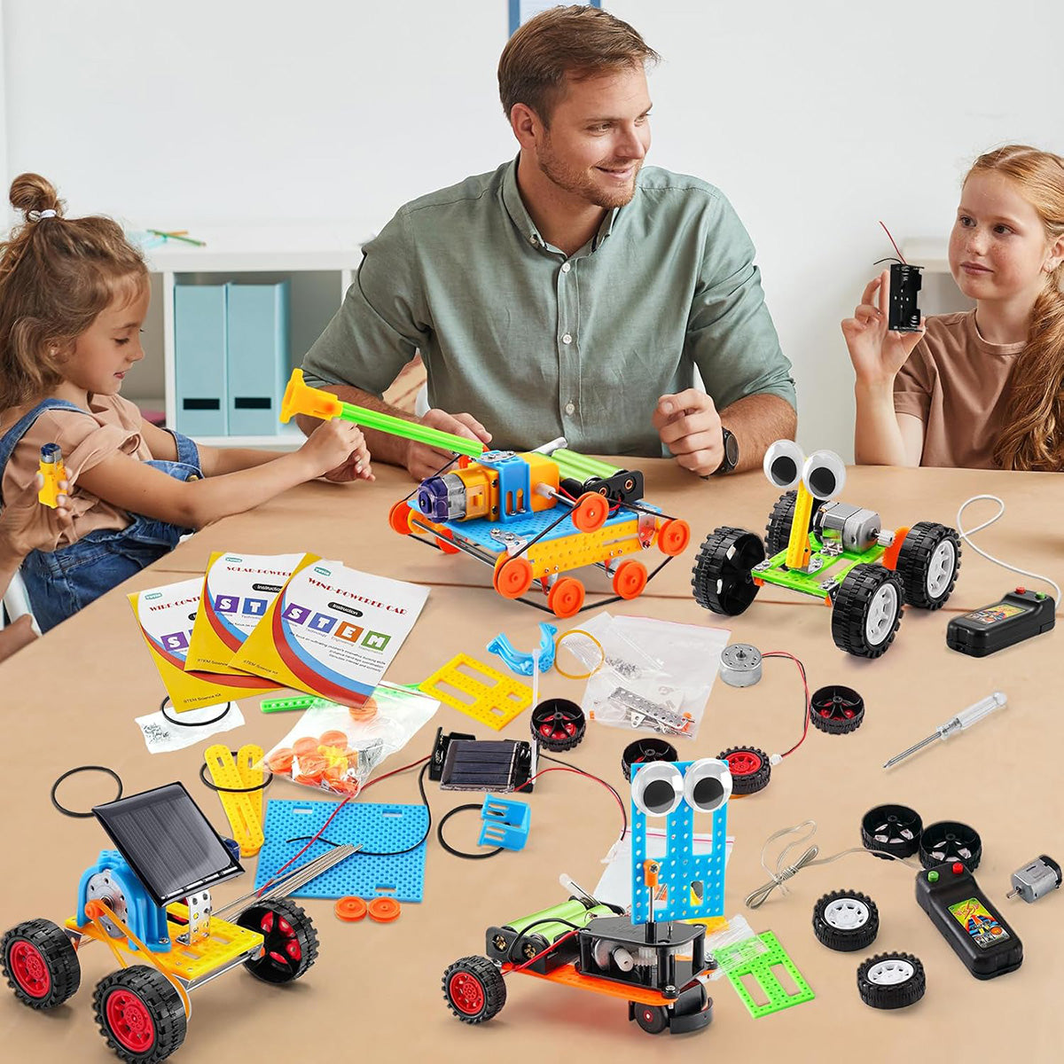 5 em 1 Brinquedos Criativos e Engraçados DIY - STEM Brinquedos Adequados para Crianças   KJ9035WL