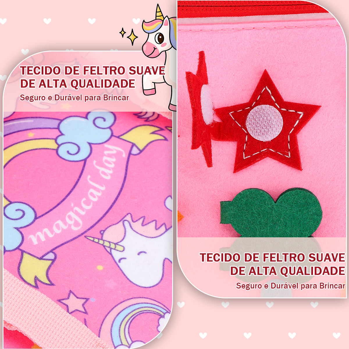 Montessori Prancha de Atividades Educativa - Para Crianças a Partir de 3 Anos, Brinquedo Infantil   OTA-BM131