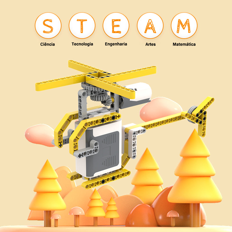 Blocos de Montar Construção STEM Brinquedos  - Brinquedos Criativos Multifuncionais DIY, Adequados para Crianças Maiores de 6 Anos  KJ9020BC