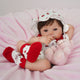 Brastoy Boneca Bebê Reborn Pintada Realista Menina 48cm De Silicone OTA-IG597CS