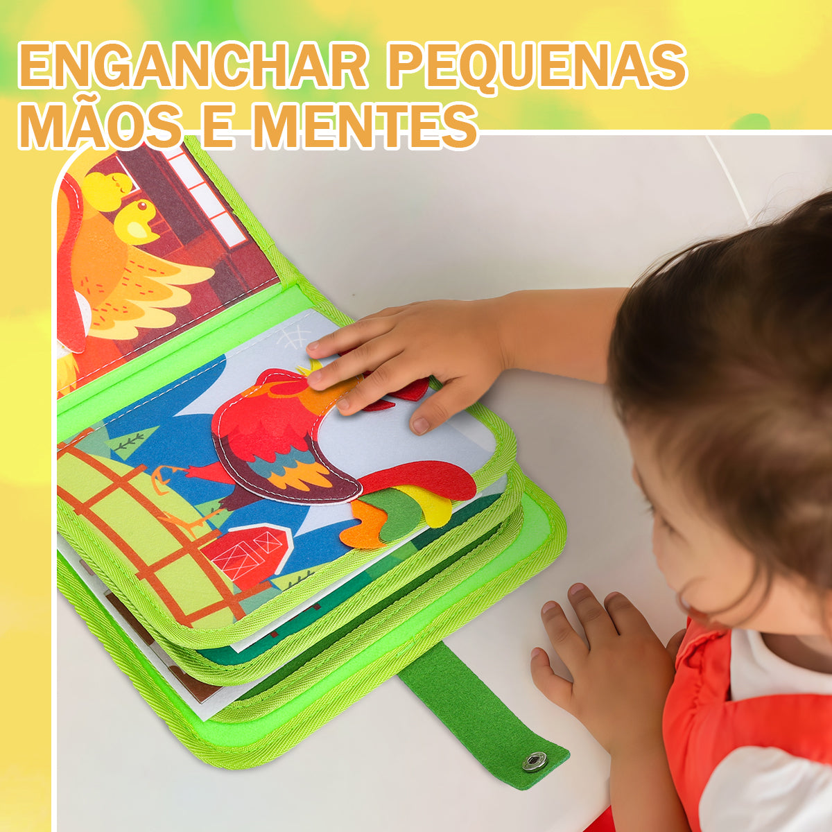 Montessori Prancha de Atividades Educativa - Para Crianças a Partir de 3 Anos, Brinquedo Infantil   OTA-BM134