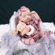 Brastoy Bebe Reborn Pintada Boneca Silicone Reaslita Menina 48cm Com Acessórios OTA-IG567CS