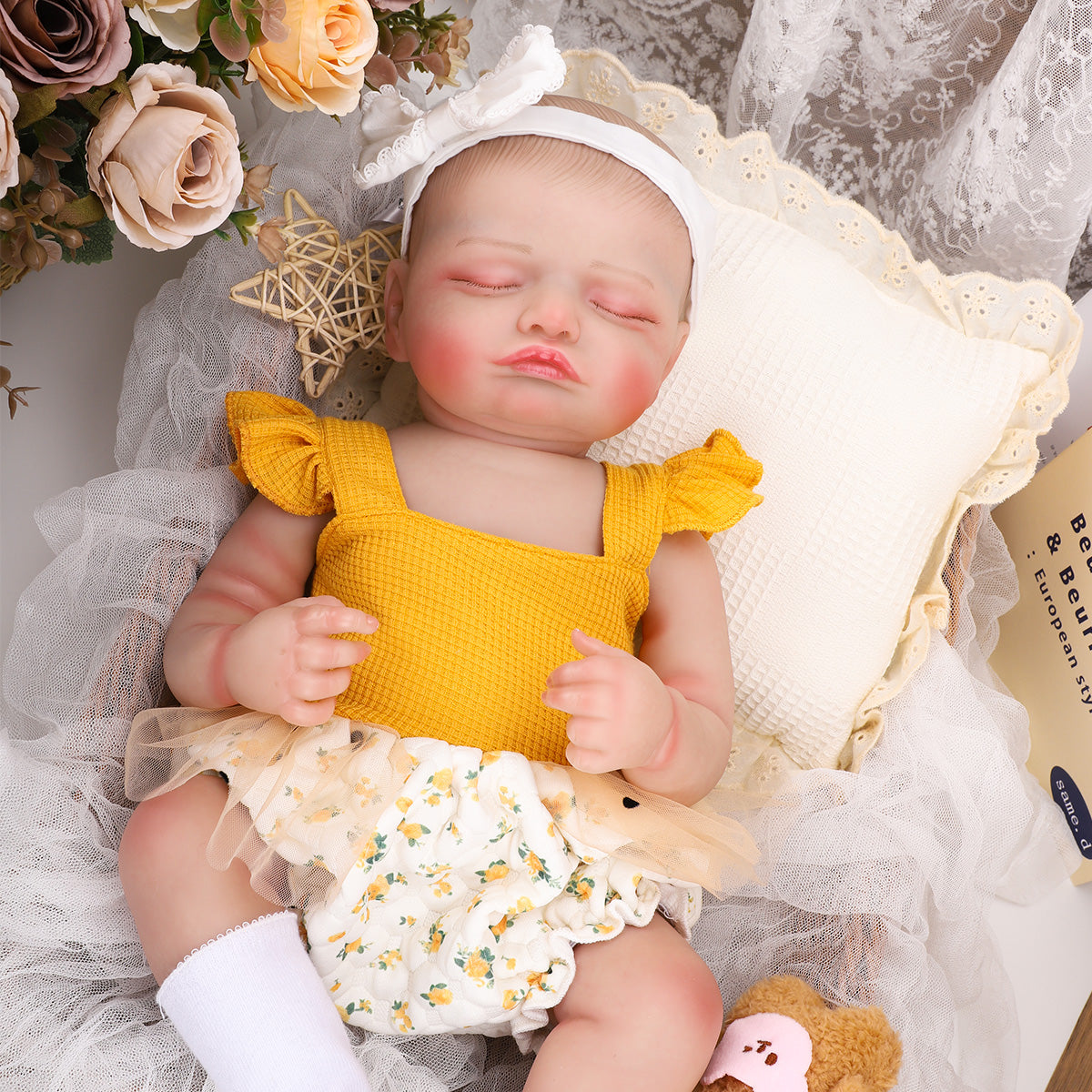 Bebé Reborn Boneca 48cm Menina Silicone Presente-brastoy OTA-IG274CS