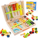 Brastoy Kit Caixa Maleta Madeira Infantil Com Ferramentas Montessori OTA-BM125