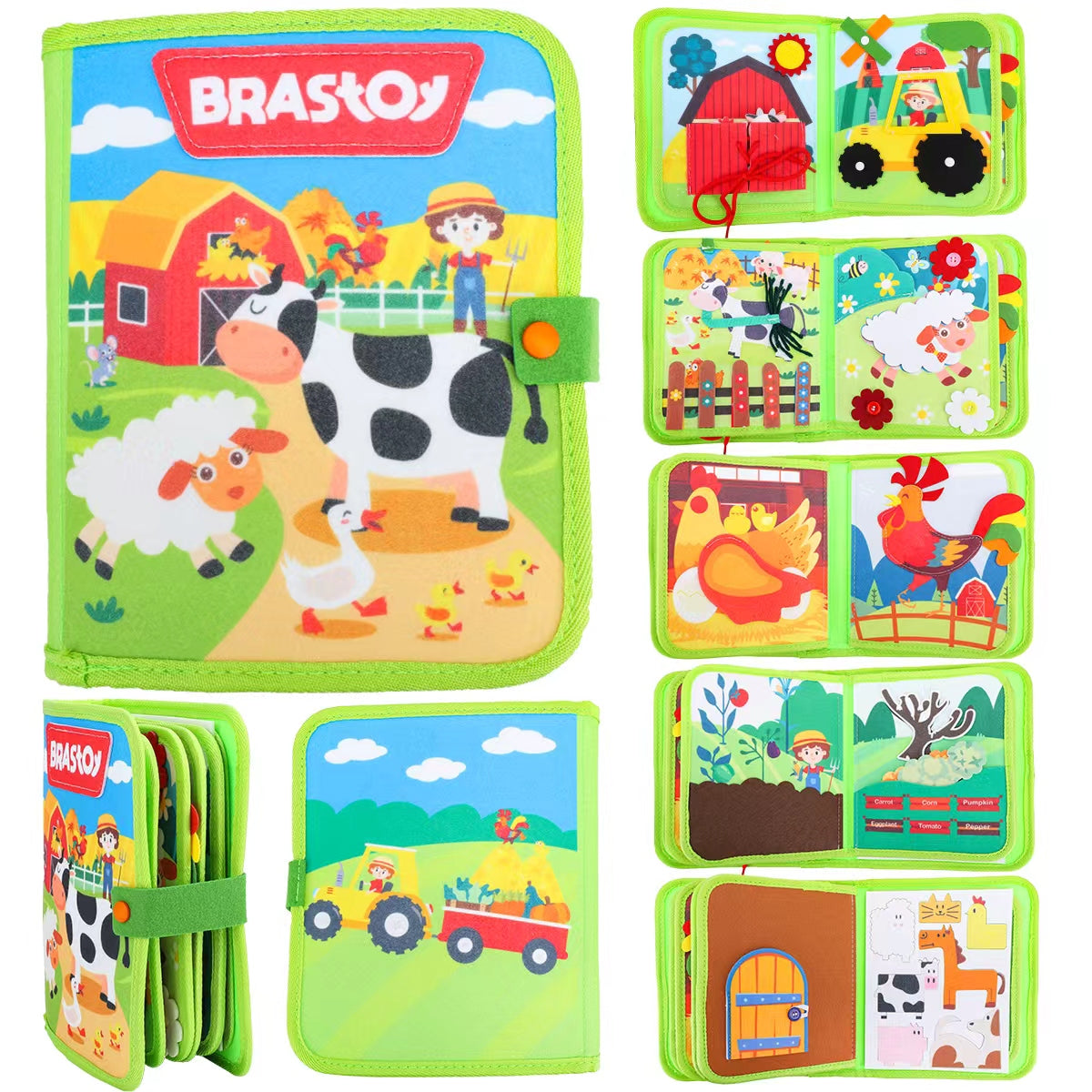 Montessori Prancha de Atividades Educativa - Para Crianças a Partir de 3 Anos, Brinquedo Infantil   OTA-BM134