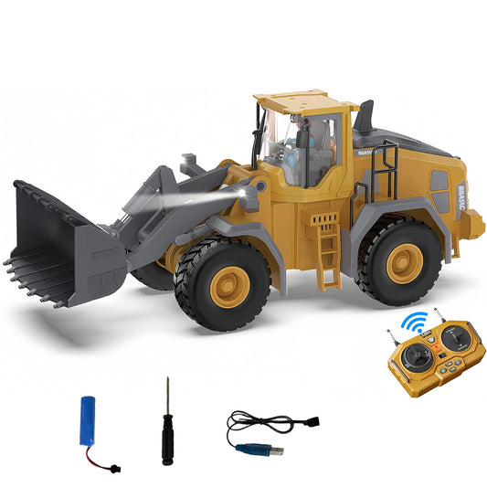 STEM Brinquedo Carregadeira de Controle Remoto - Caminhão de Construção de Controle Remoto, Presente para Crianças de 6 Anos ou Mais  TC991C