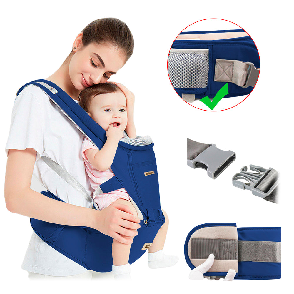 Brastoy Bolsa Canguru Ergonômico Bebê Mãe 12 Posições 3 Em 1 A-6612A