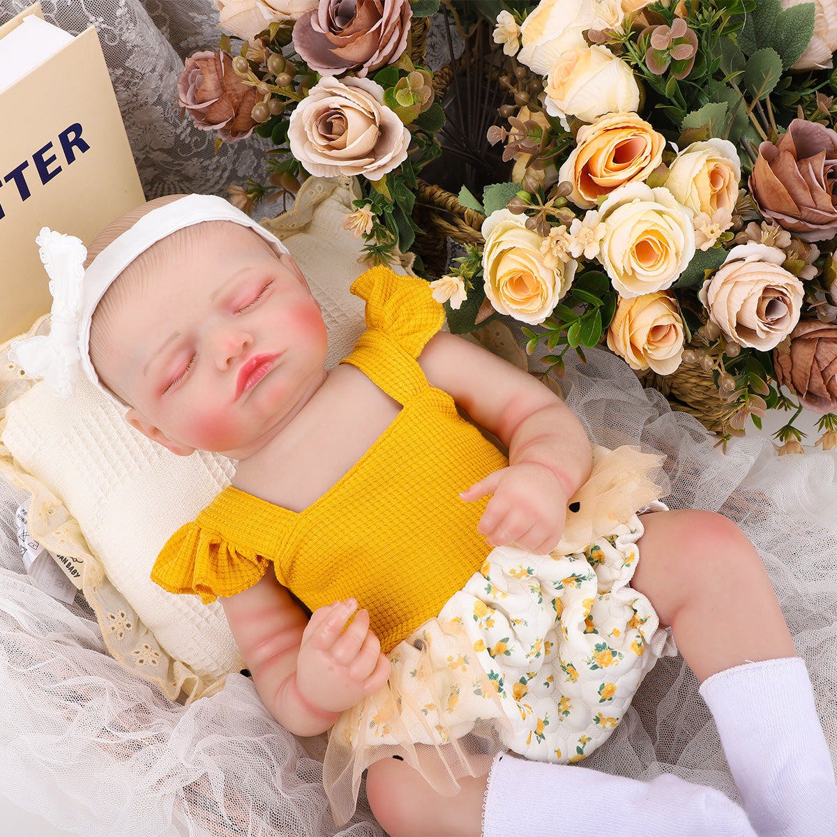 Bebé Reborn Boneca 48cm Menina Silicone Presente-brastoy OTA-IG274CS