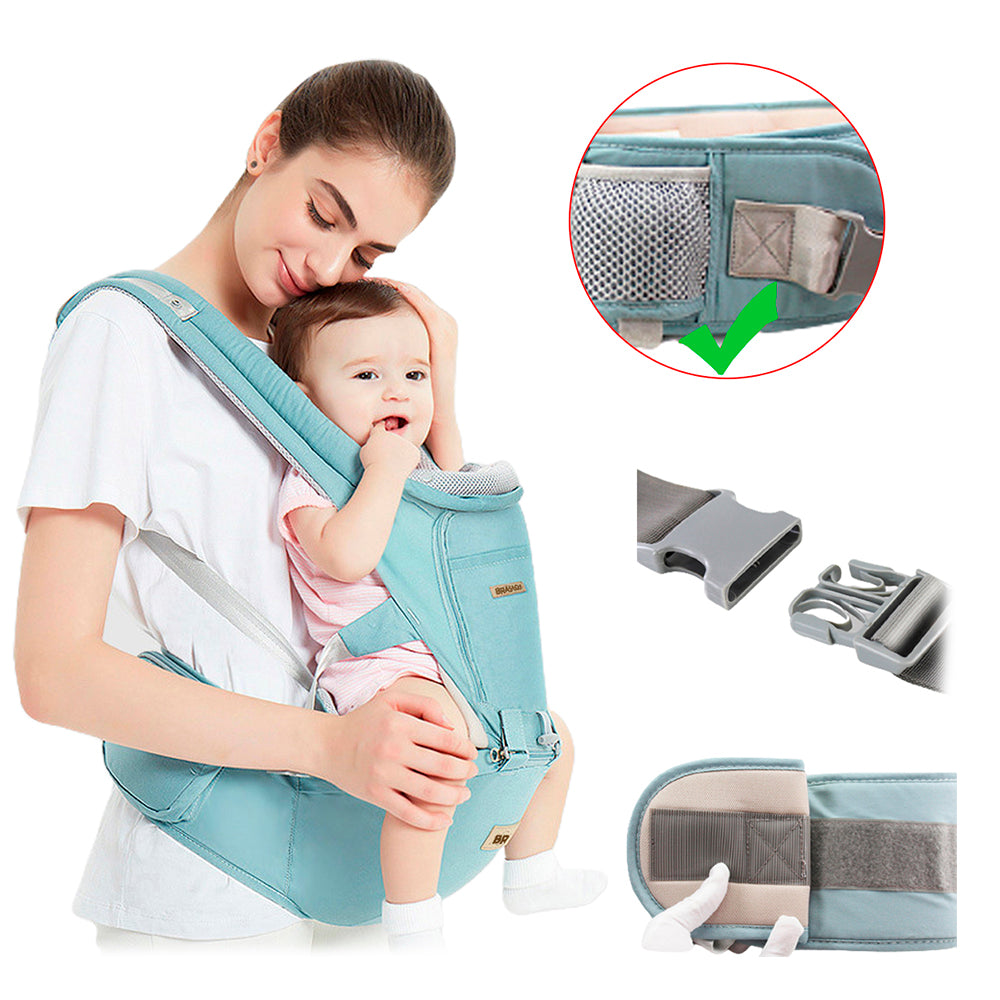 Brastoy Bolsa Canguru Ergonômico Bebê Mãe 12 Posições 3 Em 1 A-6613A