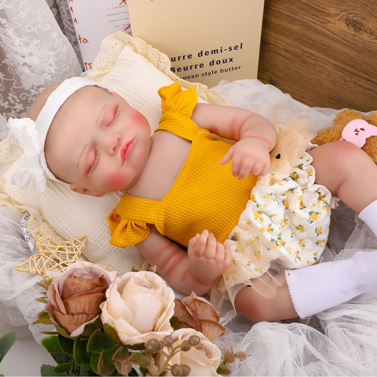 Bebé Reborn Boneca 48cm Menina Silicone Presente-brastoy OTA-IG274CS