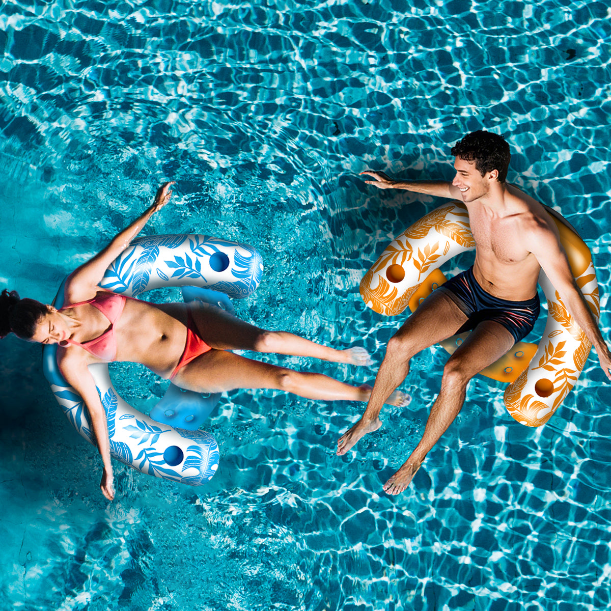 Brastoy Boias Infláveis Para Piscina 2 Pecas Cadeiras Infláveis YG-036