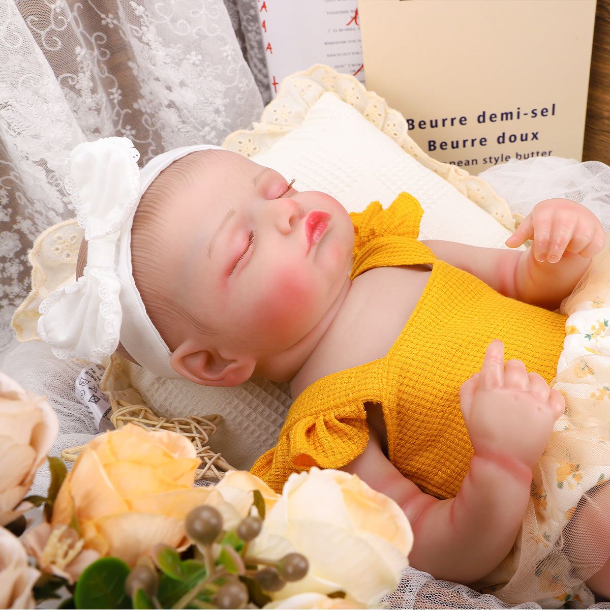 Bebé Reborn Boneca 48cm Menina Silicone Presente-brastoy OTA-IG274CS