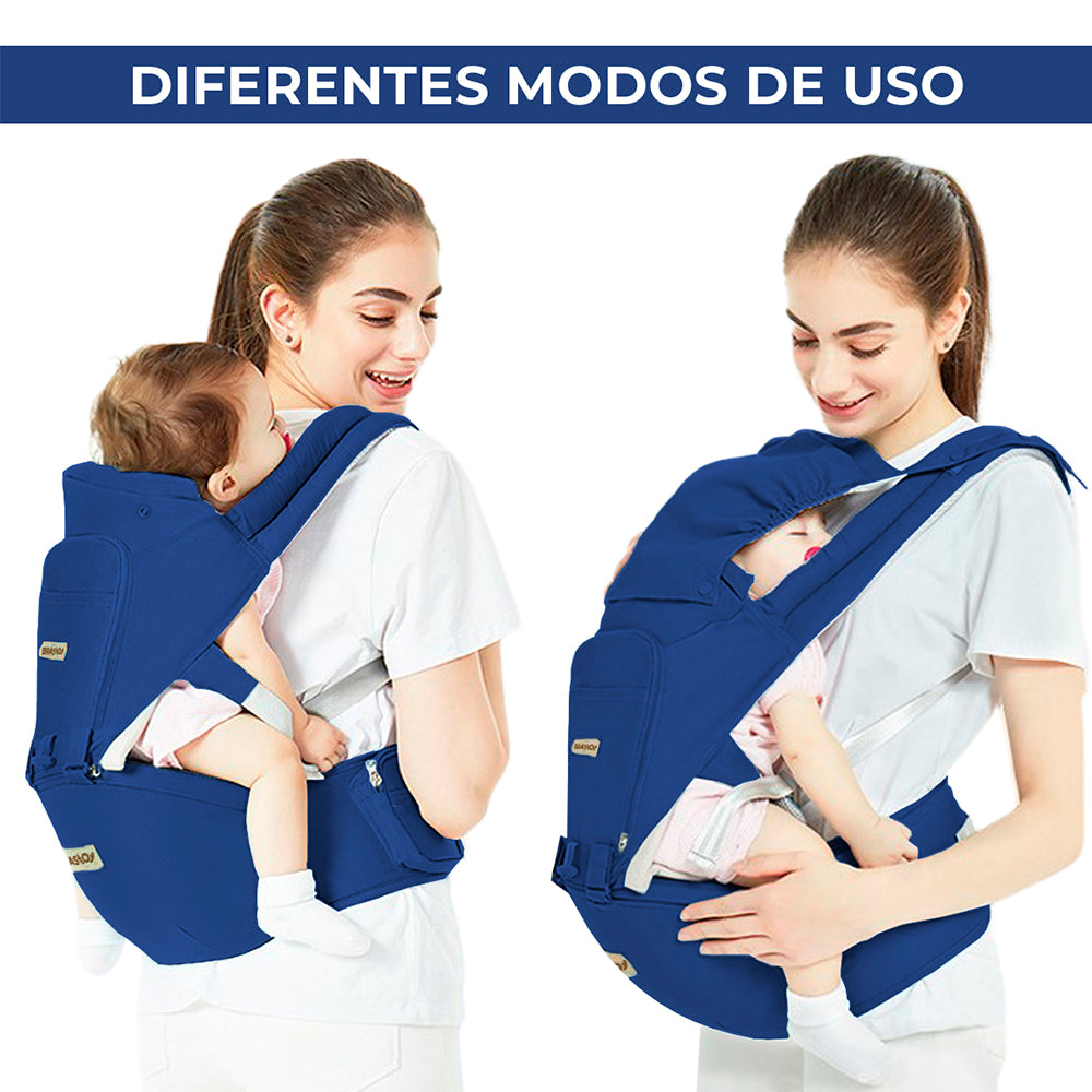 Brastoy Bolsa Canguru Ergonômico Bebê Mãe 12 Posições 3 Em 1 A-6612A