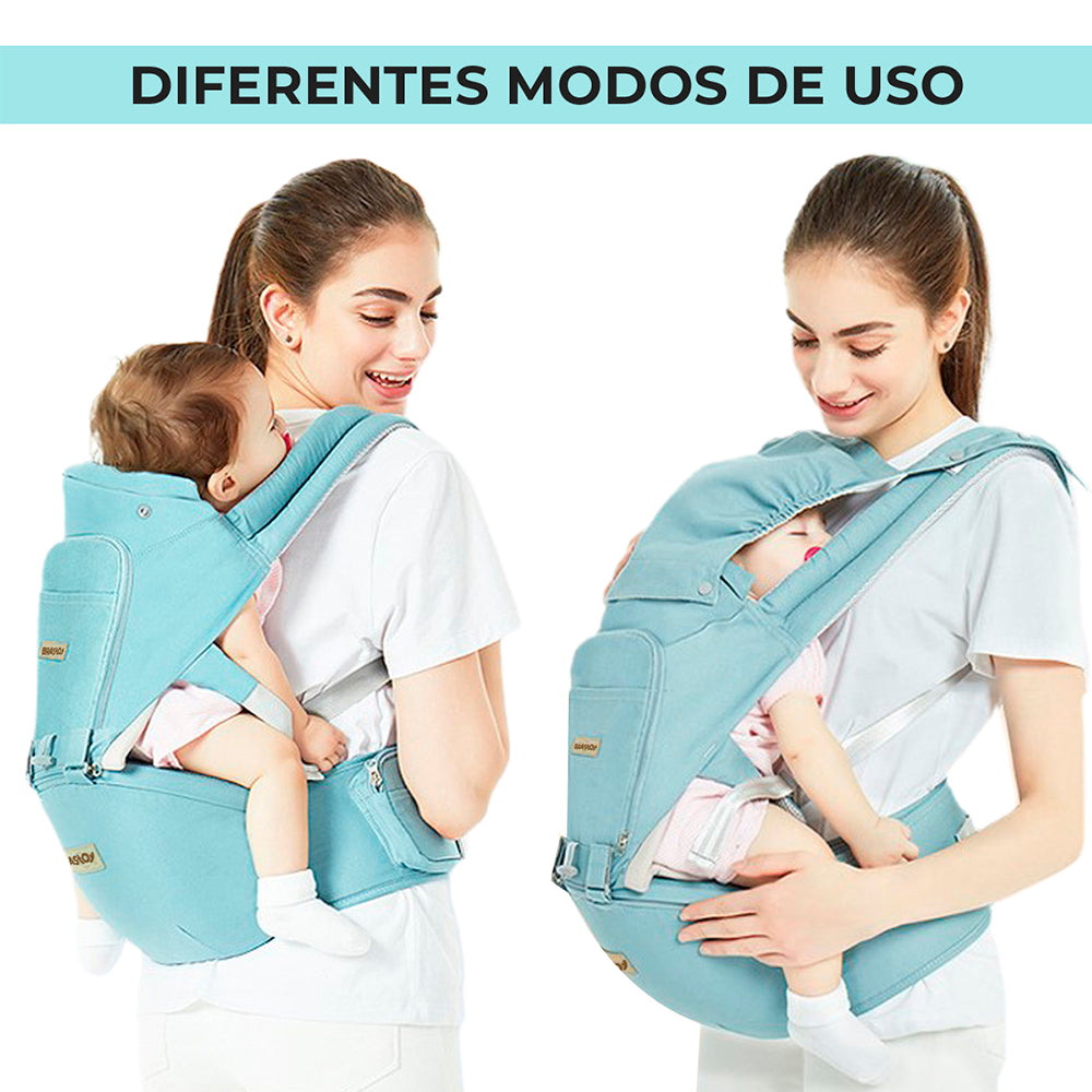 Brastoy Bolsa Canguru Ergonômico Bebê Mãe 12 Posições 3 Em 1 A-6613A