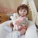 Boneca Bebê Reborn Pintada Realista Menina 55cm De Silicone OTA-IG244CS