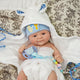 Brastoy Bebê Reborn Boneca Silicone Solido Menino 40cm IG-528